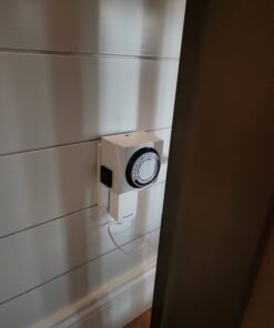 BN-LINK Heavy Duty Mechanical 24 Hour Timer Dual Outlet 3-Prong Accurate Indoor for Lamps Fans Christmas Lights White AC 1875W 1/2 HP, UL Listed U2 35 51xitTXyPeL