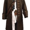 Mens Pirate Cosplay Costume Halloween Pirates Caribbean Jack Outfit Jacket Coat X-Large Full Set 65 51xqB1yiVL 1