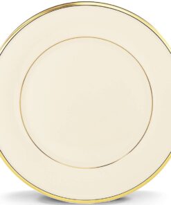 Lenox Eternal Gold Banded Ivory China Dinner Plate -