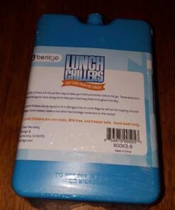 Bentgo Ice Lunch Chillers - Ultra-Thin Ice Packs Perfect for Everyday Use in Lunch Bags, Lunch Boxes and Coolers - 4 Pack (Blue) Blue 44 51xuCBgrxvL