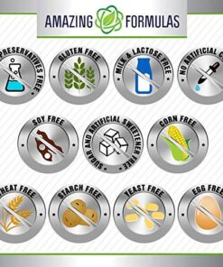 Amazing Formulas Biotin 10000mcg 200 Veggie Capsules Supplement | Non GMO | Gluten Free | Made in USA | Suitable for Vegetarians 200 Count (Pack of 1) 21 51xuGe4P4SL 1