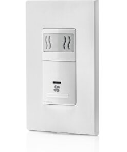 Leviton IPHS5-1LW Decora In-Wall Humidity Sensor & Fan Control , 3A, Single Pole, White 1 Pack 24 51xve8kh4aL