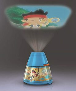 Philips 717690548 Jake The Never Land Pirate Disney 2-in-1 Projector and Night Light, 4.53" x 4.53" x 4.65", Blue 8 51xxBsmK7hL 1