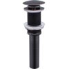 Yodel Faucet Bathroom Sink Drain Stopper Pop up Drain Without Overflow for Vessel Sink Lavatory Vanity,Oil Rubbed Bronze No Overflow Oil Rubbed Bronze 40 51xzgrc0BbL