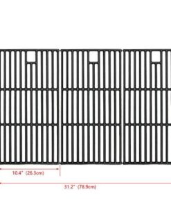 Hisencn 19 Inch Grill Grates Replacement for Jenn Air 720-0062 720-0062-lp 720-0337 720-0164, Brinkmann 810-8502-S 810-8501-S Gas Grill, Nexgrill 720-0003, Charmglow 720-0234, Part Number: 115-8500-0 Cast Iron 11 51xzhcbZHnL