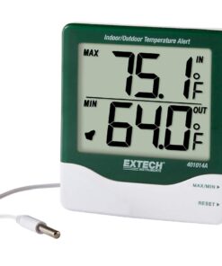 Extech 401014A Big Digit In/Outdoor Thermometer with Alarm 11 51y1tOl6urL