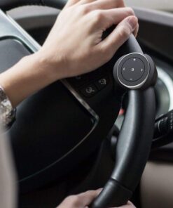 Satechi Bluetooth Media Button - Includes Steering Wheel Mount - Compatible with 2022 MacBook Pro/Air M2, 2021 iPad Pro M1, iPhones 15/14/13/12 and More 30 51y68Yt9M5L