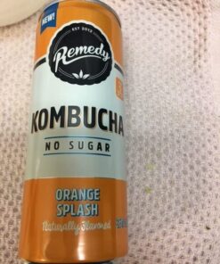 Remedy Kombucha Tea Organic Drink - Sugar Free, Keto, Vegan, Non-GMO, Gluten Free & Low Calorie - Sparkling Live Beverage w/ Gut Health & Probiotic Like Benefits - Ginger Lemon - 8.5 Fl Oz Can, 24-Pack 8.5 Fl Oz (Pack of 24) 23 51y7JnXGUHL