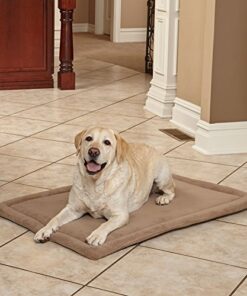 MidWest Homes for Pets Deluxe Micro Terry Pet Bed, Dog Bed & Crate Mat, Taupe, 42-Inch 40.0"L x 27.0"W x 1.2"Th 10 51y7Kbqf3QL