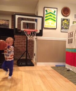 SKLZ Pro Mini Hoop Basketball System with Adjustable-Height Pole and 7-Inch Ball 30 51y9QfhlL9L