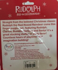 Rudolph The Red-Nosed Reindeer Finger Puppets- 5 Pieces 5 51yHLa2GHHL
