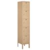 Salsbury Industries 65152TN-U Five Tier Box Style 12-Inch Wide 5-Feet High 12-Inch Deep Unassembled Standard Metal Locker, Tan Brown 21 51yJAqaMxRL