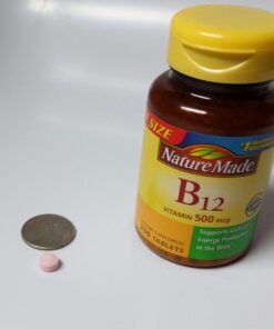 Nature Made Vitamin B12 500 mcg, Dietary Supplement for Energy Metabolism Support, 200 Tablets, 200 Day Supply 200 Count 28 51yJZKTqMrL