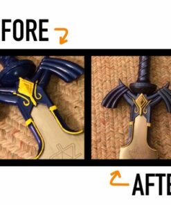 Zelda Link Master Sword Twilight Princess Fantasy Sword with Plaque - Blue (Blue) 67 51yLX2o xL