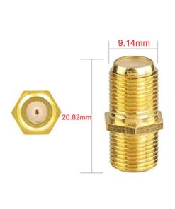 VCE Coaxial Cable Connector, RG6 F-Type Gold Plated Adapter Female to Female Coax Extender TV Cables, 5-Pack 11 51yOY6fDZBL