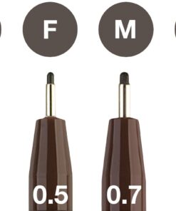 Faber-Castell Pitt Artist Pen Wallet Sepia (4 Sizes) 1 Count (Pack of 1) Pitt Artist Pen Wallet - Sepia 13 51yWPhxGKpL