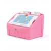 Step2 2-in-1 Toy Box and Easel Lid for Kids, Playroom Storage and Organizer, Lid Coverts to Art Table, Ages 2+ Years Old, Pink 33 51yWkw8bYVL