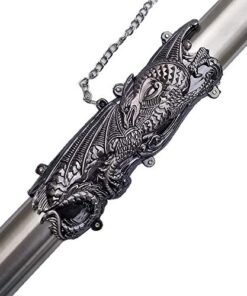 Ace Martial Arts Supply Saint George Dragon Saber Fantasy Medieval Knight Sword, 36-Inch/Large 26 51yXAQRHlL