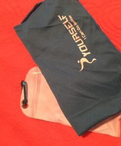 SYOURSELF Cooling Towel, Cooling Towels for Neck,40" x 12"Ice Towel for Instant Cooling Relief, Soft Breathable Chilly Towel, Perfect Yoga, Golf, Sports, Gym, Workout, Athletes Towel (1PC-Blue) Blue 33 51yXfTibwfL