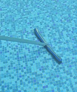 Alternative view of Aquatix Pro Pool Brush, 18" Heavy Duty Aluminium Back, Curved Ends for Corners, Scrub Brush w/Stainless Steel Bristles & EZ Clip, Swimming Pool Brushes for Cleaning Pool Walls, Tiles, Floors & Steps 1