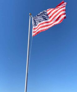 1 Pair 3 Inch White Rubber Coated Brass Swivel Snap Clips - Heavy Duty Flag Pole Halyard Rope Attachment Hooks Accessory, Coated for Reduce Noise 2 White Rubber Brass Snap 13 51ygtQT5SvL