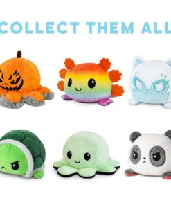TeeTurtle - The Original Reversible Turtle Plushie - Rainbows - Cute Sensory Fidget Stuffed Animals That Show Your Mood 3.5 inch 11 51ykSbrM3QL