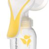 Medela Manual breast pump with Flex Shields Harmony Single Hand for More Comfort and Expressing More Milk 18 51ymKWFOLeL