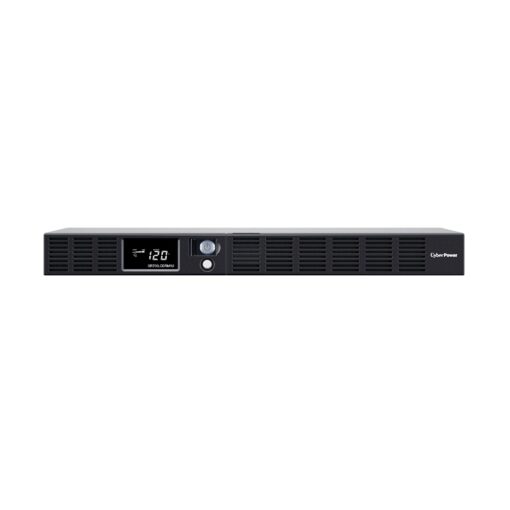 CyberPower OR700LCDRM1U Smart App LCD UPS, 700VA/400W, 6 Outlets, AVR, 1U Rackmount