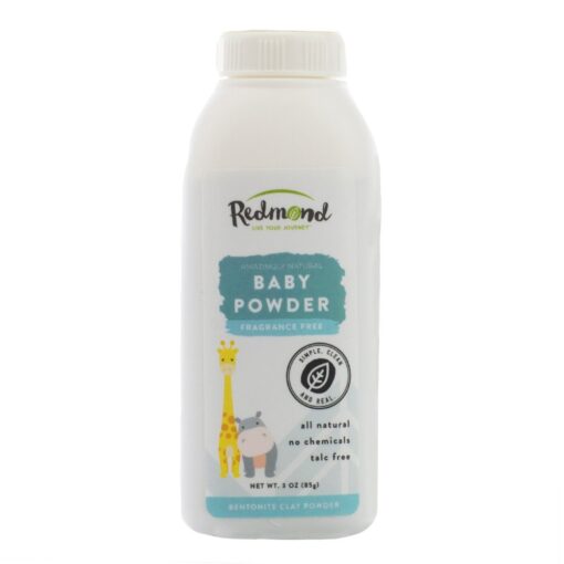 Redmond Clay Baby Powder, 3 Ounce, 10 Ounce (1 Pack) 3 Ounce (Pack of 1)