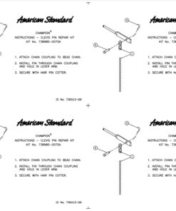 American Standard 738985-0070A LEVIS PIN ASSEMBLY FM# CHAMP4 SP2 3 51yv 8bz6L