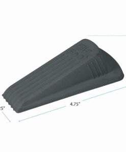 Alternative view of MASTER MANUFACTURING Rubber Door Stop - Big Heavy Duty Bottom Wedge Rubber Door Stopper College Dorm Room Essentials,Grey (2 Packs),1.5 x 5 x 7.5 Grey (2 Packs) 1.5 x 5 x 7.5