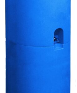 Blue 55 Gallon Water Storage Tank by WaterPrepared - Emergency Water Barrel Container with Spigot for Emergency Disaster Preparedness - Stackable- Includes 5 Year Water Treatment 10 51yxhgEj KL