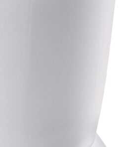 simplehuman Compact Round Bathroom Step Trash Can, 6 Liter / 1.6 Gallon, White Plastic 30 51yyBUt2a4S
