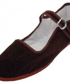 Shoes 18 Womens Cotton China Doll Mary Jane Shoes Ballerina Ballet Flats Shoes 6 118 Brown Micro