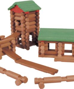 LINCOLN LOGS-Collector's Edition Village-327 Pieces-Real Wood Logs-Ages 3+ - Best Retro Building Gift Set for Boys/Girls-Creative Construction Engineering–Top Blocks Game Kit - Preschool Education Toy 48 51z4fSgiIlL