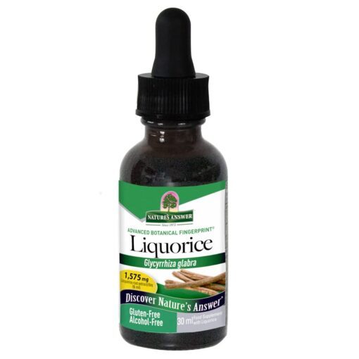 Nature's Answer Licorice Root | Herbal Supplement | Supports Digestive Health | Non-GMO & Kosher | Alcohol-Free, Gluten-Free & Vegan 1oz 1 Fl Oz (Pack of 1)