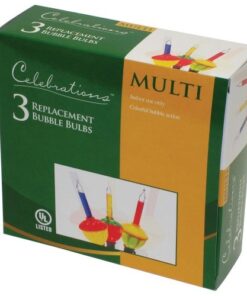 Alternative view of Celebrations Lighting C7 Replacement Bubble Light Bulbs 3-Pack (Multicolor Replacement)