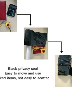 JA PACKING Stretch Wrap Plastic Wrap Roll Industrial Mini Stretch Wrap Roll with Handle for Moving,Shipping,Packing Fuiniture Adhering Shrink Wrap (5''Black) 5'' Black 9 51zG8qJApZL