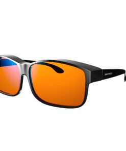 Swanwick Amber fit over blue light blocking glasses. Premium 99% blue blocker glasses fits over prescription glasses. Large Black 7 51zHBu0H8dL