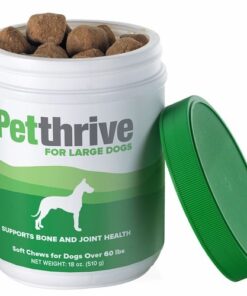 Petthrive Dog Hip and Joint Support Supplement Soft Chews with Resveratrol and Hyaluronic Acid, Mobility Bites Chewables, Bacon Flavor, Large Breed 1.12 Pound (Pack of 1) 9 51zHZNLsRSL