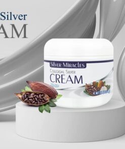 Silver Miracles Colloidal Silver Cream - 4oz - Colloidal Silver Skin Healing Cream - Sooths, Cools, and Promotes Healing of Burns and Sunburns - Moisturizes Dry Skin - Hand Made In the USA - Made With 99.999% Pure Silver 14 51zKzBwRwL