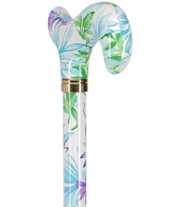 Royal RC Canes Walking Sticks for Men and Women - Stylish Designer Fashionable Adjustable Derby Canes - Lightweight Aluminum Cool Walking Stick - Portable 5-Level Height Folding Walking Canes Heavenly Gardens Attractive 10 51zMzLvzLL