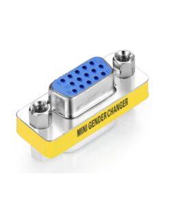 WOVTE SVGA Connector, DB HD New 15 VGA SVGA KVM Female to Female Gender Changer Adapter Coupler Pack of 2 10 51zN6CcW0L