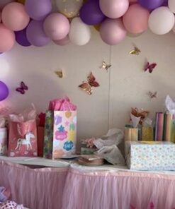 Amaonm® 60 Pcs 5 Packages Beautiful 3D Butterfly Wall Decals Removable DIY Home Decorations Art Decor Wall Stickers & Murals for Babys Bedroom Tv Background Living Room (White2) White2 38 51zTw6X7JFL