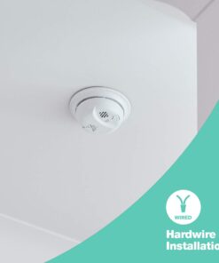 First Alert BRK SC9120LBL Hardwired Smoke and Carbon Monoxide (CO) Detector with 10 Year Sealed Battery Backup , White Alarm 15 51zYPlIFKCL