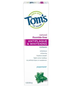 Toms of Maine Antiplaque and Whitening Peppermint, 5.5 Ounce (Pack of 3) 5 51zb7gzlh3S