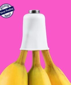 Nana Hats | Keep Bananas Fresher For Longer | As Seen on Shark Tank | Includes Standard Size BPA-Free Silicone Cap With Magnet | Monkey 12 51zcbiWJJAL