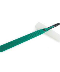 Medpride Disposable Scalpel Blades| Sharp, Tempered Stainless-Steel Blades | Pack of 10 Sterile Scalpel Knives| Plastic Handle| Individual Pouches| for Dermaplaining, Podiatry, Crafts & More (#10) #10 24 51zg r7v48L