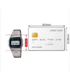 Casio Men's A158WA-1DF Stainless Steel Digital Watch 27 51zgV2KSONS