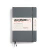 LEUCHTTURM1917 - Notebook Hardcover Medium A5-251 Numbered Pages for Writing and Journaling (Anthracite, Dotted) Anthracite